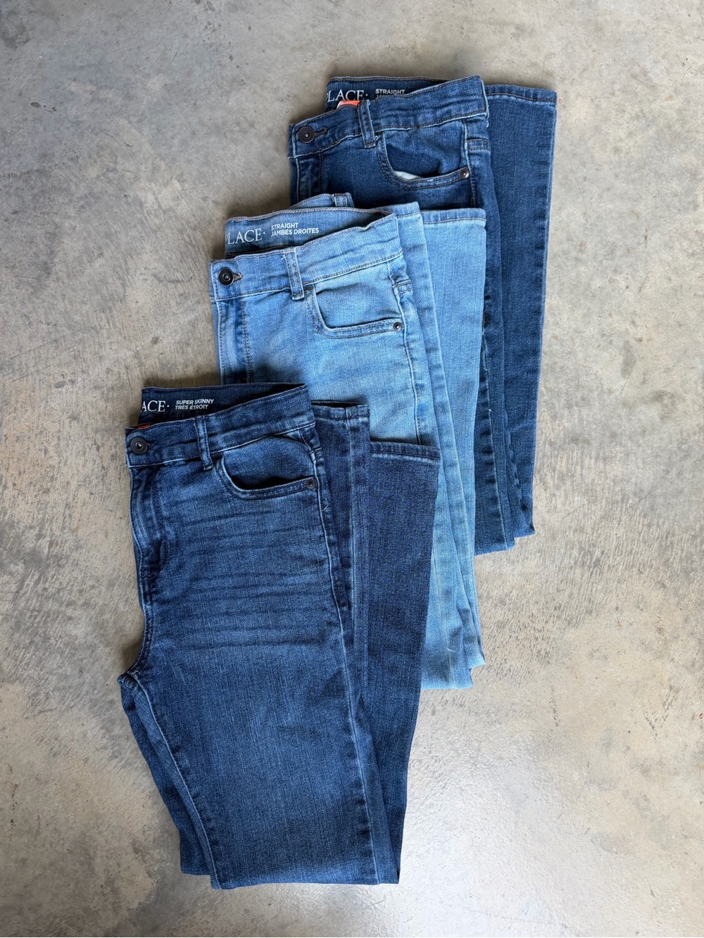 The Children's Place Girls' Blue Denim Jeans Assortment
